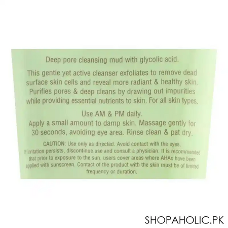 pixi skintreats glycolic acid & aloe vera glow mud cleanser, 135ml image3