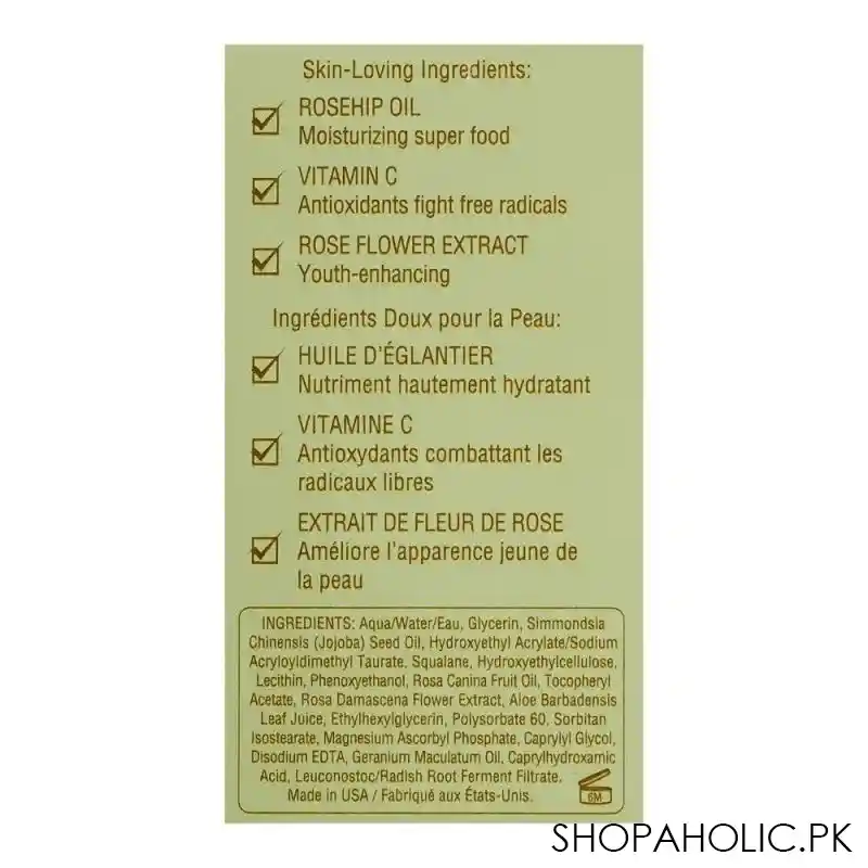 pixi skintreats rosehip oil & vitamin c hydrating milky serum, 30ml image3