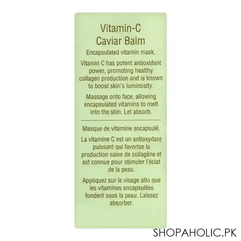 pixi skintreats vitamin c caviar balm with vitamin c & ferulic acid leave on mask, 45ml image2