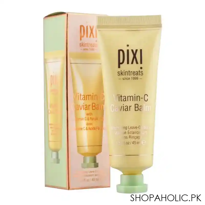 pixi skintreats vitamin c caviar balm with vitamin c & ferulic acid leave on mask, 45ml main image