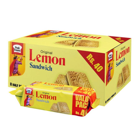 Peek Freans Original Lemon Sandwich, 8-Half Roll Pack - Main Image