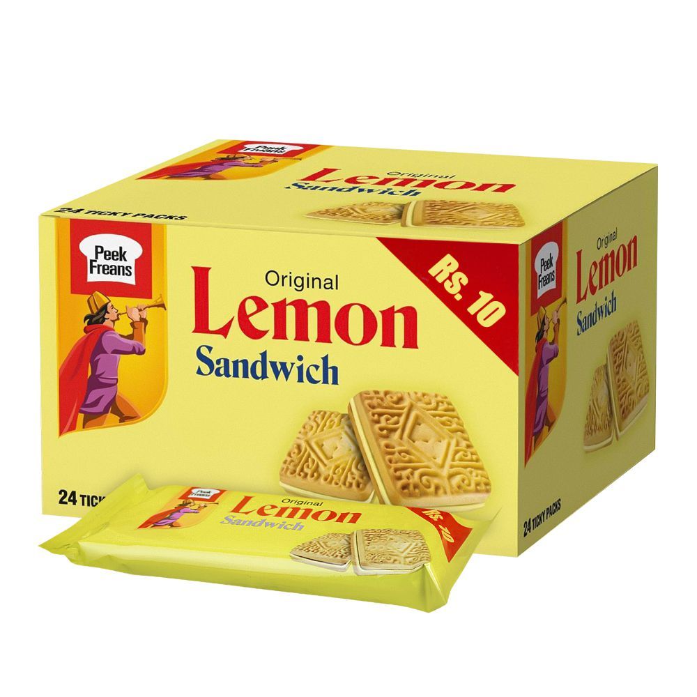 Peek Freans Lemon Sandwich, 24-Tikky Pack - Main Image