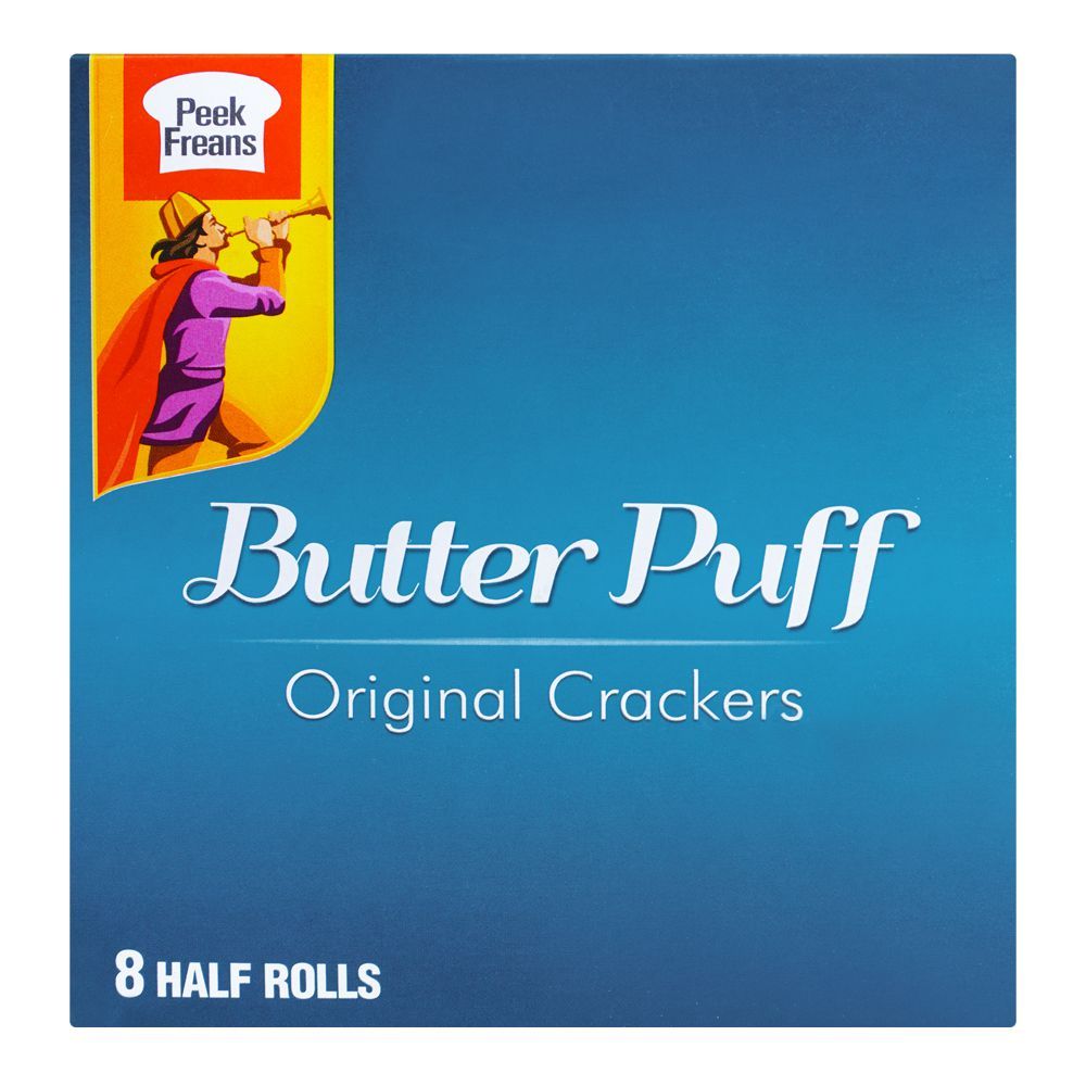 Peek Freans Butter Puff Original Crackers, 8-Half Roll Pack - Image 2