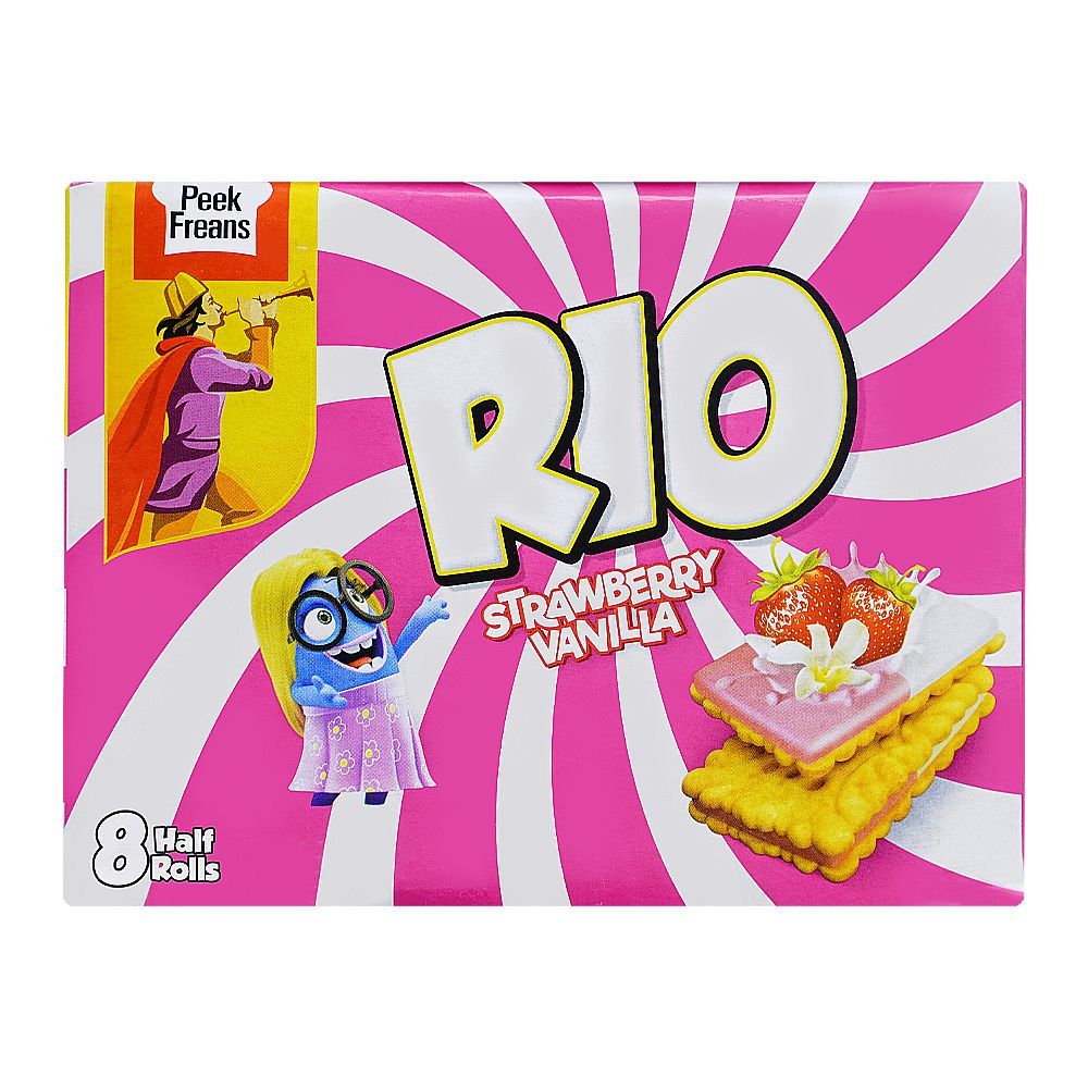 Peek Freans Rio Strawberry Vanilla, 8-Half Roll Pack - Image 3