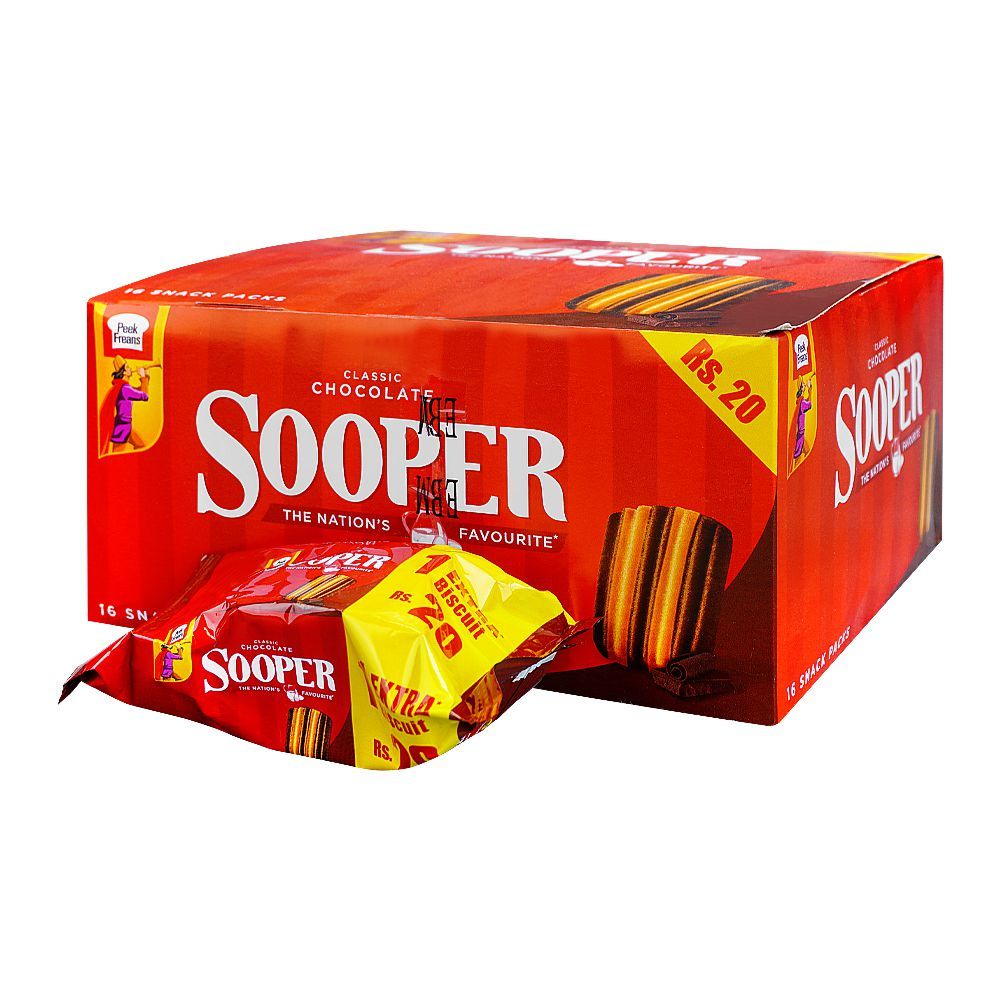 Peek Freans Sooper Classic Chocolate, 16-Snack Pack - Main Image