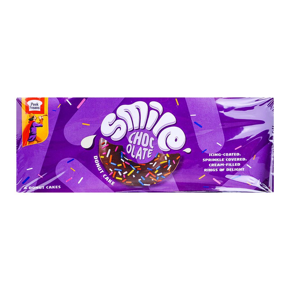 Peek Freans Smile Chocolate Donut Cake, 6-Pack - Image 2