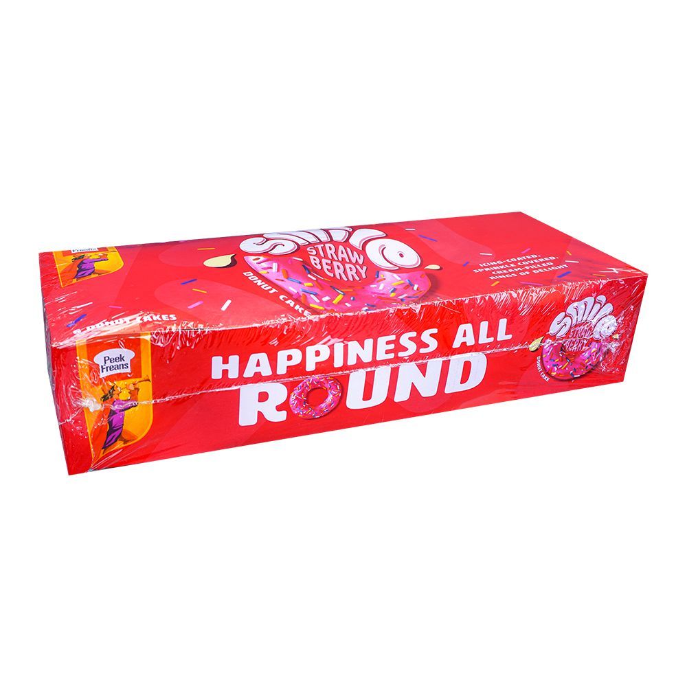Peek Freans Smile Strawberry Donut Cake, 6-Pack - Main Image