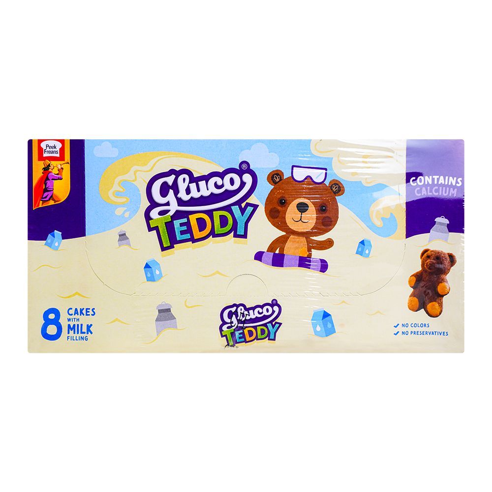 Peek Freans Gluco Teddy Cakes With Milk Filling, 8-Pack - Image 2