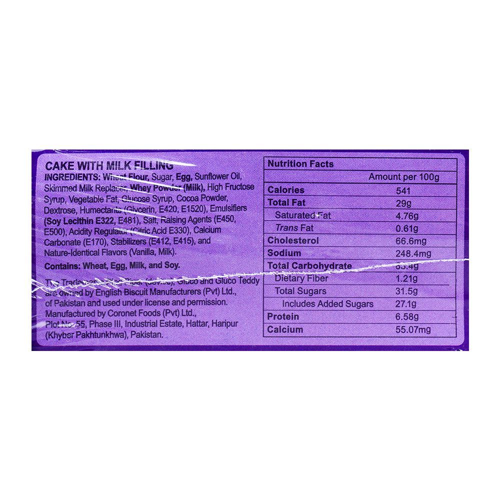 Peek Freans Gluco Teddy Cakes With Milk Filling, 8-Pack - Image 6