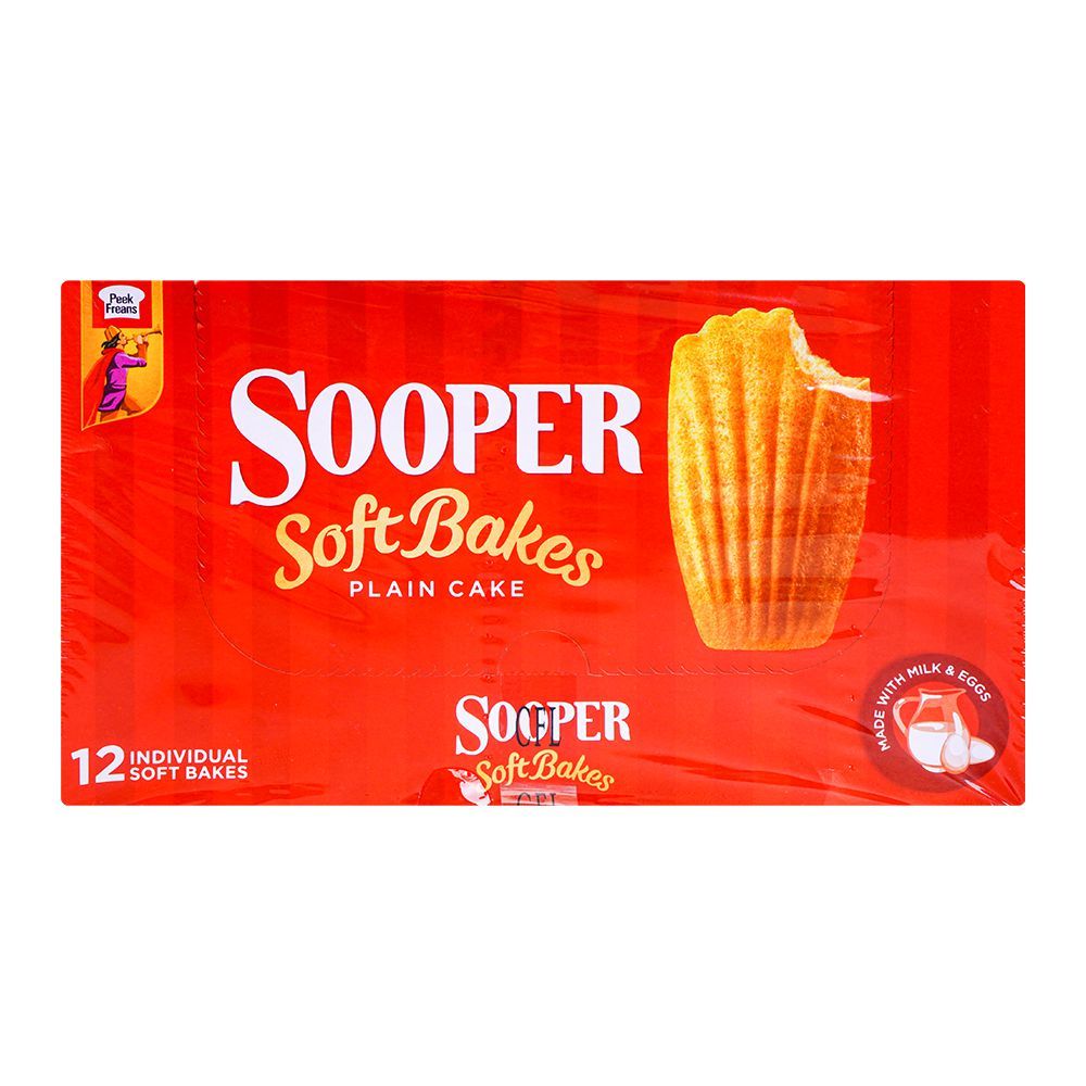 Peek Freans Sooper Soft Bakes Plain Cake, 12-Pack - Image 3