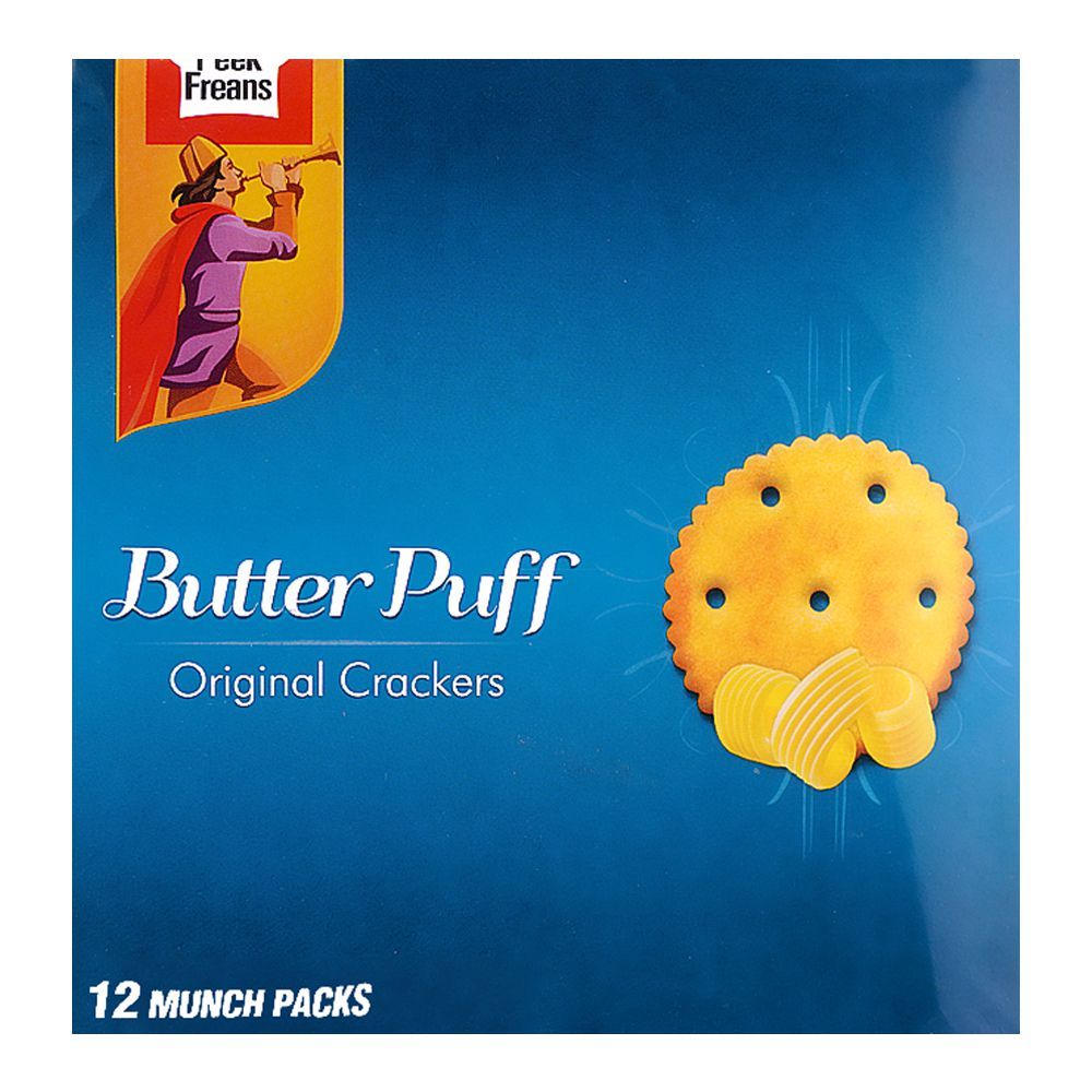 Peek Freans Butter Puff Original Crackers, 12-Munch Pack - Image 2