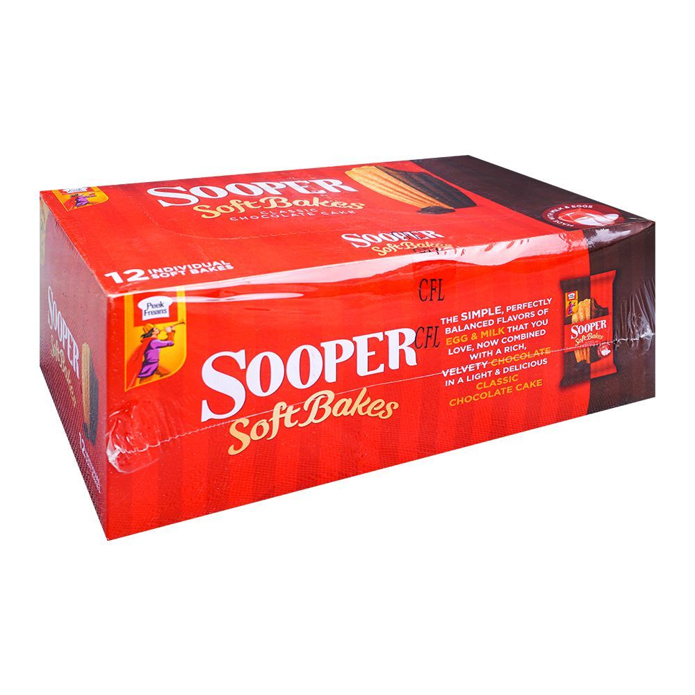 Peek Freans Sooper Soft Bakes Classic Chocolate Cake, 12-Pack - Main Image