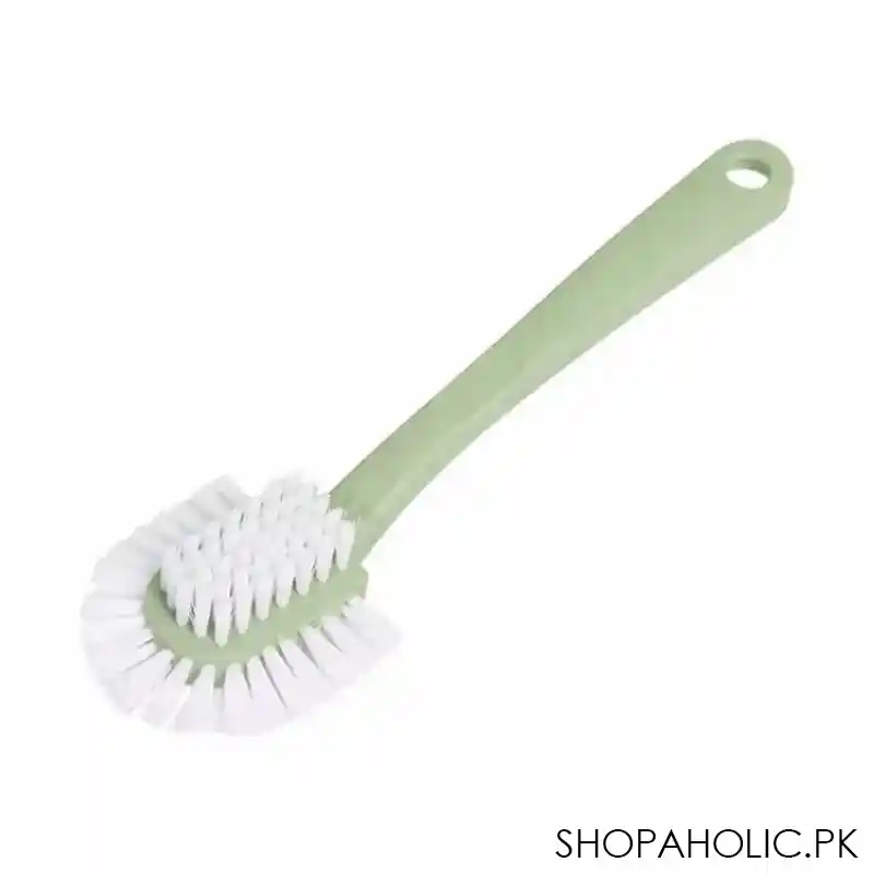 plastic long handheld soft bristle brush main image