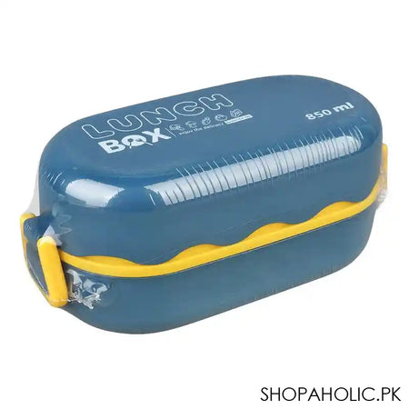 Plastic Blue Lunch Box 850ml - Main Image