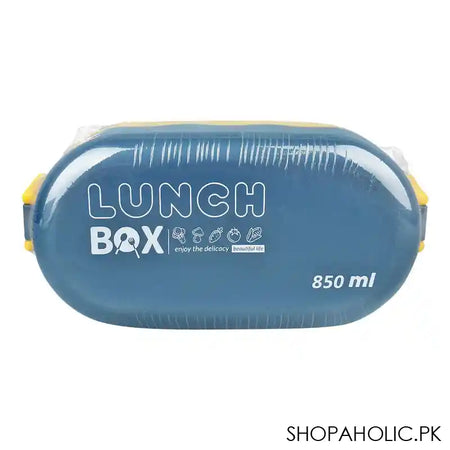 Plastic Blue Lunch Box 850ml - Image 2