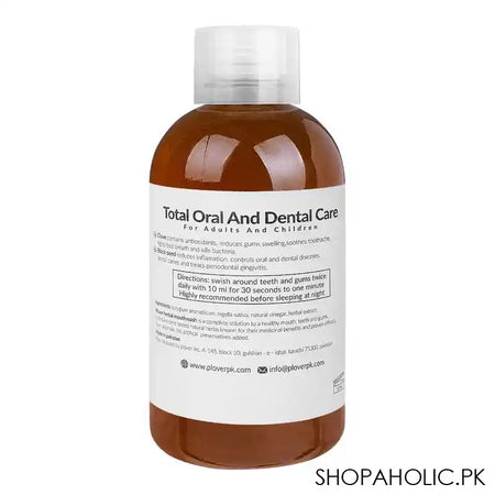Plover Clove & Black Seed, Adult Herbal Mouth Wash, 500ml - Image 3