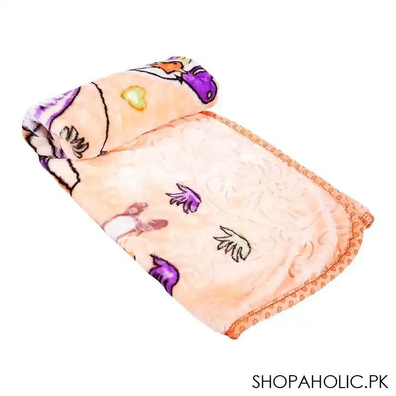 Plushmink Tiny Tots Cot Baby Blanket, Fawn - Main Image