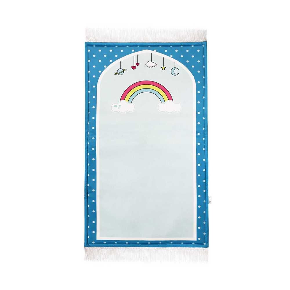 Art Beat Prayer Mat, Blue Rainbow, PMM11A - Main Image