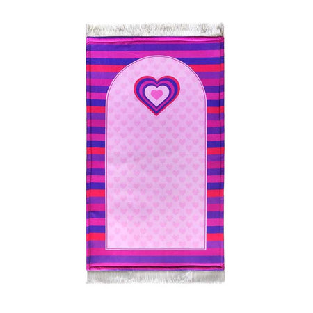Art Beat Prayer Mat, Violet Hearts, PMM41A - Main Image