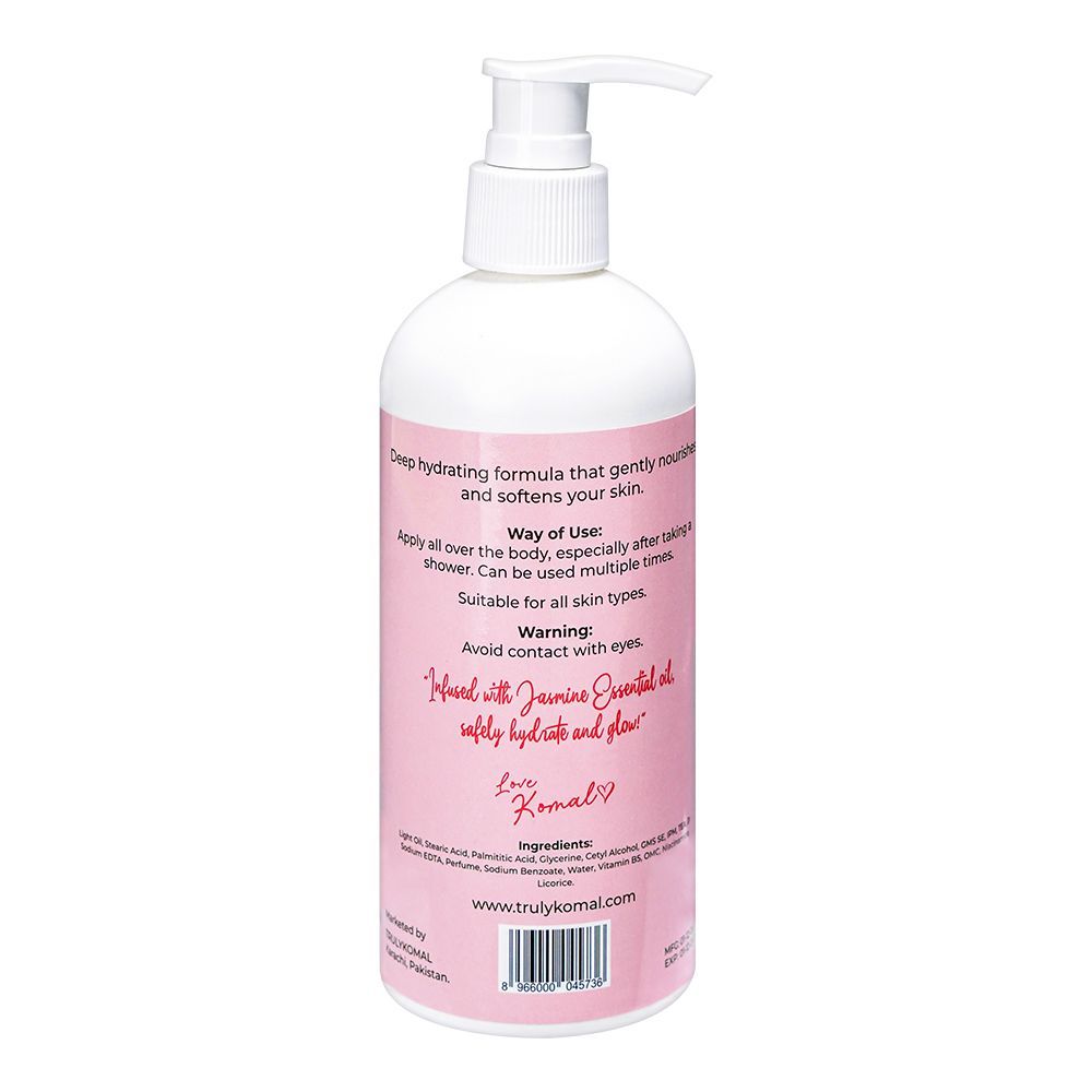 Truly Komal Jasmine Deep Hydrating Glow Body Lotion, 300ml - Image 2