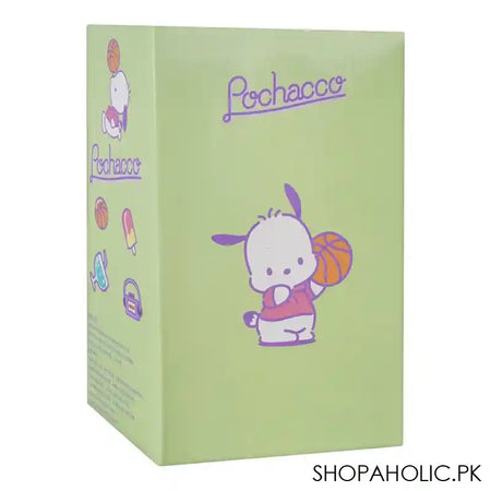Pochacco Plastic Tumbler Water Bottle With Straw & Handle, Green, Insulated Travel Mug, KY8867 - Image 2