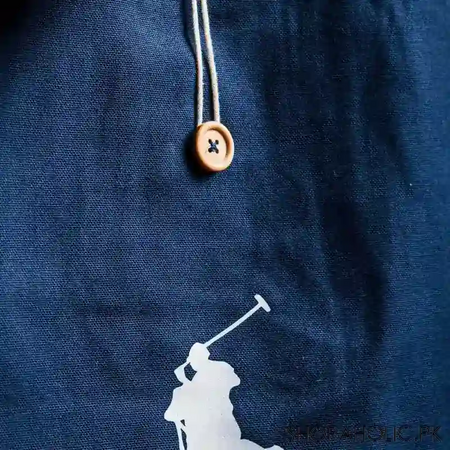 polo canvas button up tote bag image4