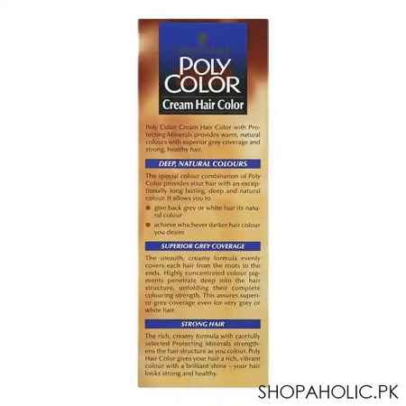 poly color cream hair color, 41 natural medium brown image2