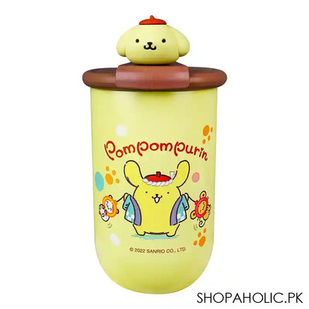 Pompompurin Stainless Steel Thermos Cup Cute Water Bottle, Yellow, 380ml Capacity, B1234 - Main Image