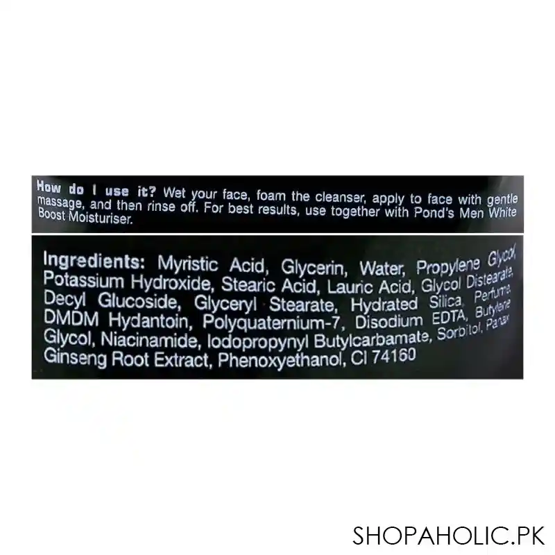 pond's men white boost face scrub 100ml image3