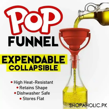 pop funnel expandable collapsible with handle main image