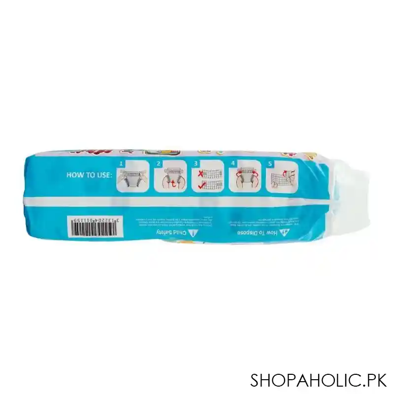 pop gop baby diapers, no. 3, medium, 4 9 kg, 44 pack image4
