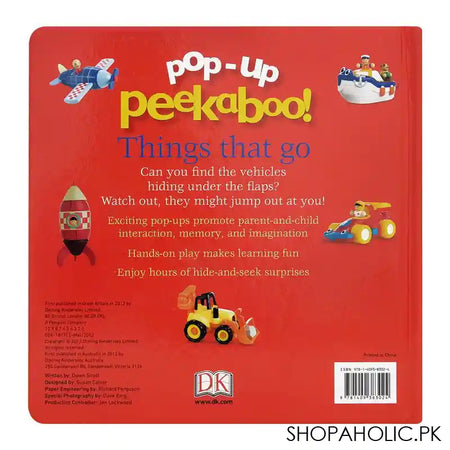Pop-Up Peekaboo! Things That Go Book - Image 2