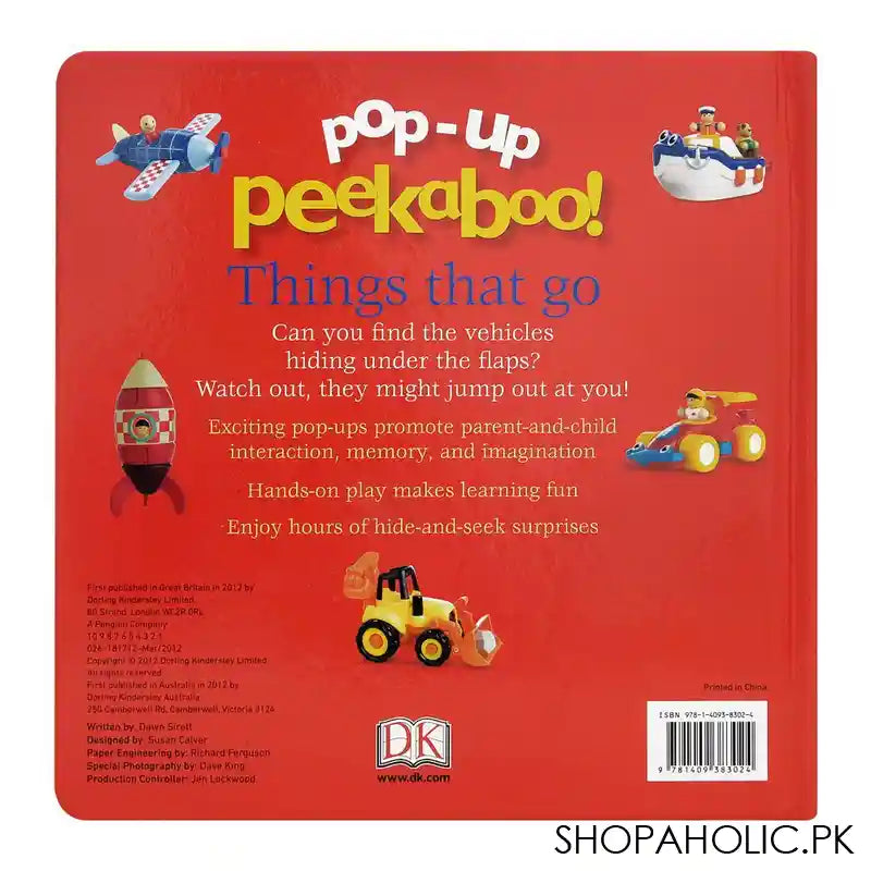 Pop-Up Peekaboo! Things That Go Book - Image 2