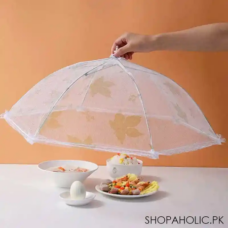 pop up umbrella collapsible mesh net food cover (random design) main image