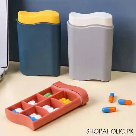 portable 6 grid pill box image2