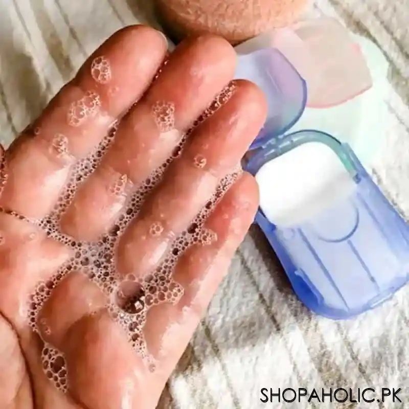 portable disposable paper soap image3