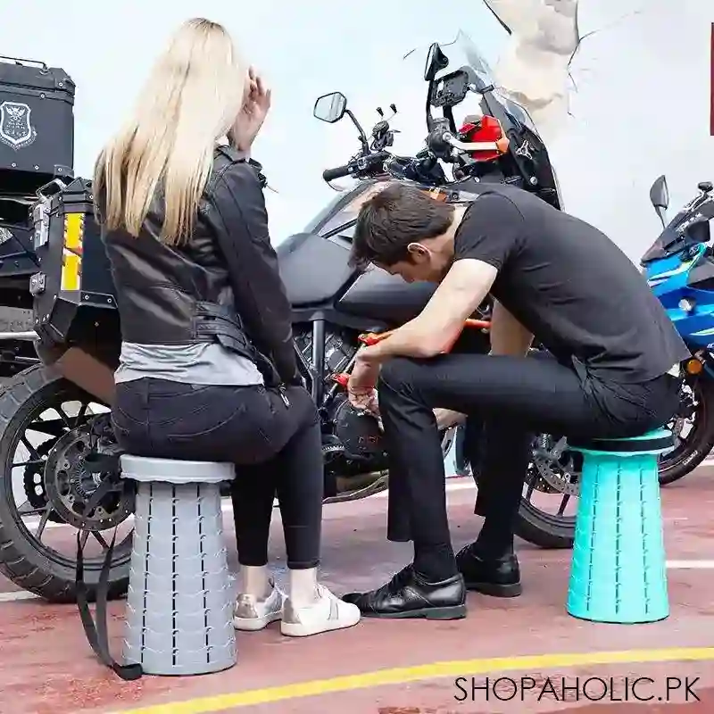 portable folding telescopic stool image2