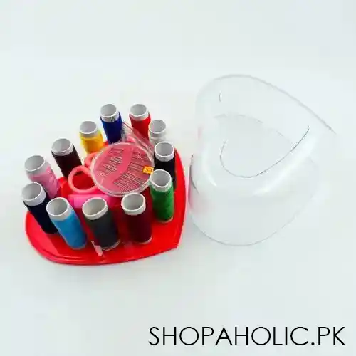 portable heart shape sewing kit image3