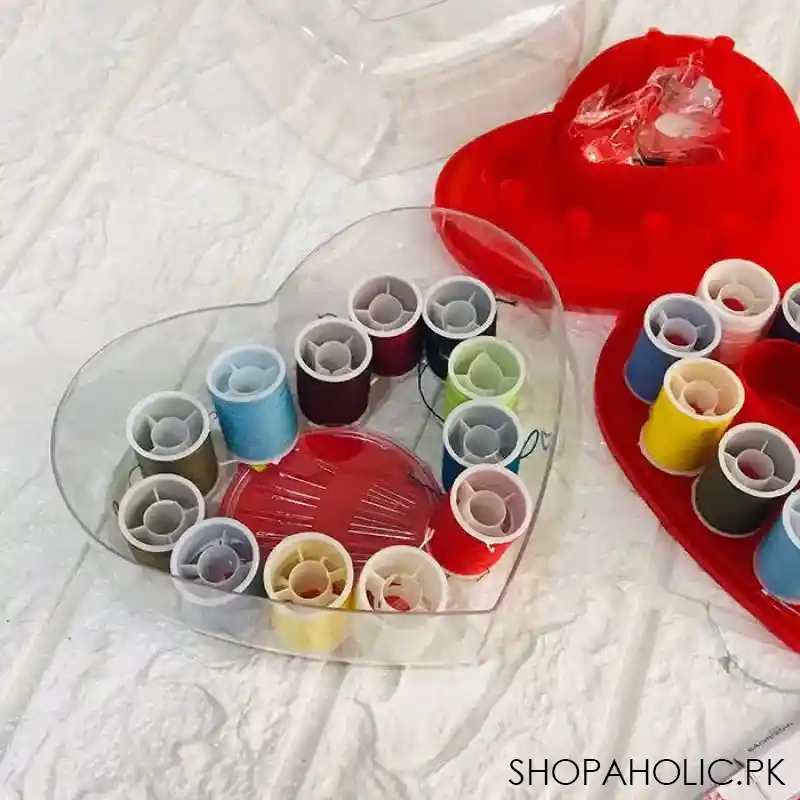 portable heart shape sewing kit image5