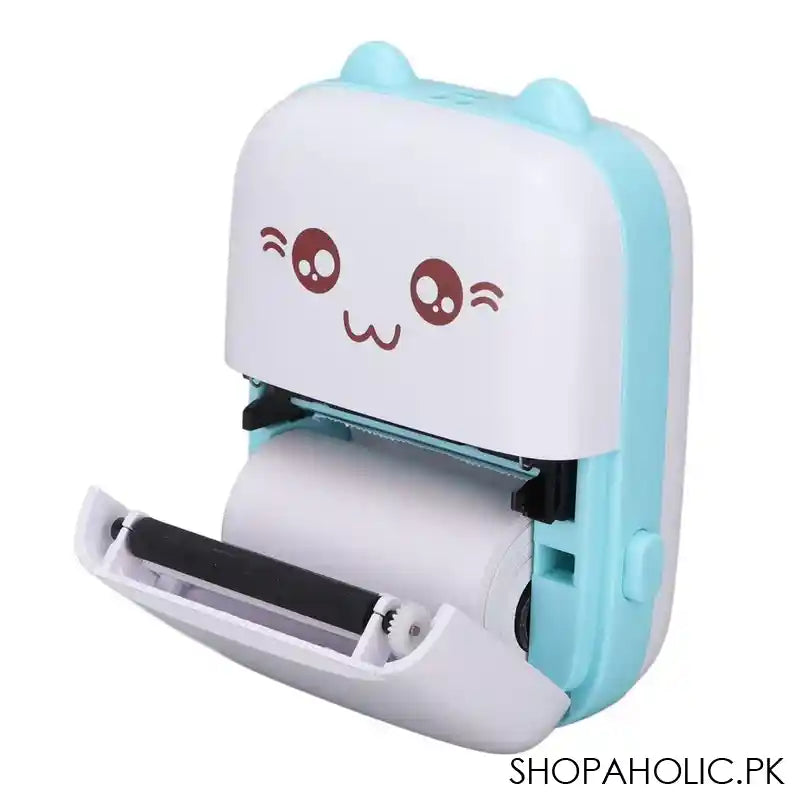 Portable Mini Printer, Inkless Printing, Long Battery Life, Multi Print, Green, 100710 - Main Image
