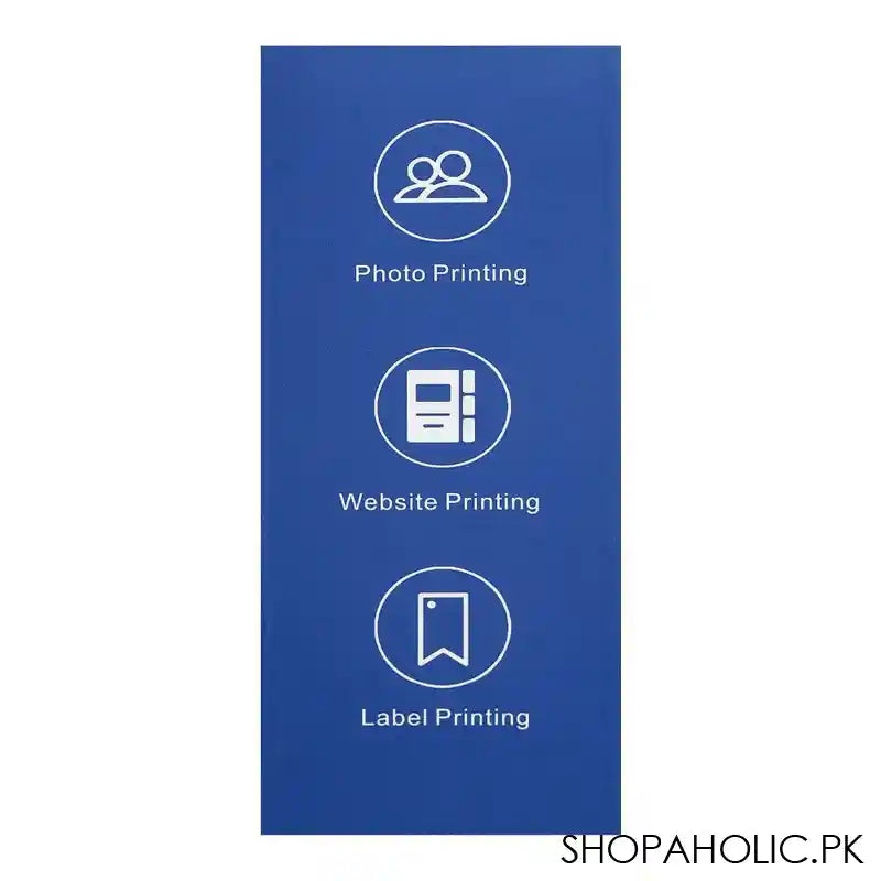 Portable Mini Printer, Inkless Printing, Long Battery Life, Multi Print, Pink, 100710 - Image 4