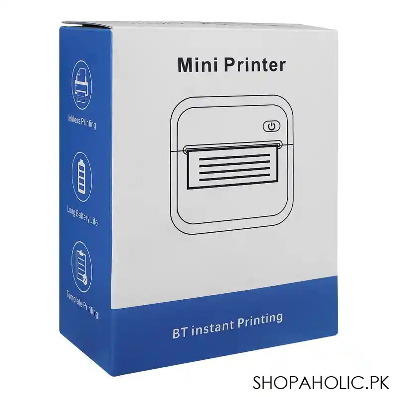 Portable Mini Printer, Inkless Printing, Long Battery Life, Multi Print, Pink, 100710 - Image 7