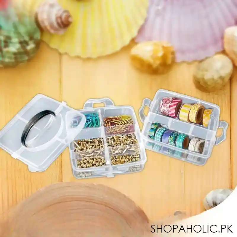 portable necklace and ring storage box image2