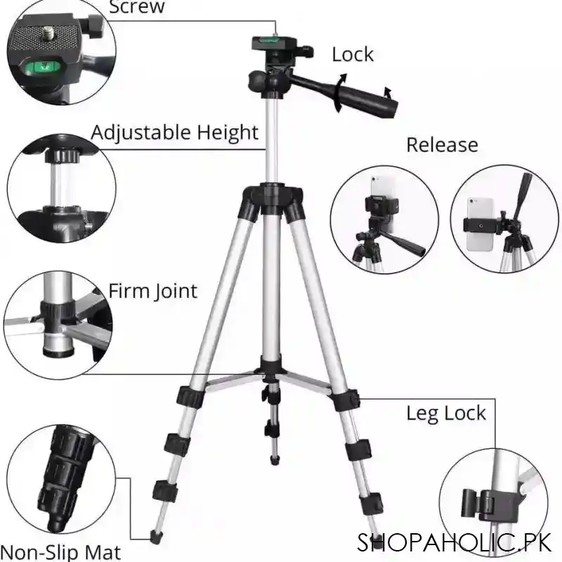 portable tripod with phone holder image5