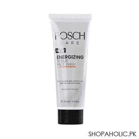 Posch Care Activated Charcoal Face Wash, 100ml - Main Image