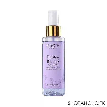 Posch Care Flora Bliss Chamomile, Rose, Lavender & Mimosa Face Mist, 120ml - Main Image