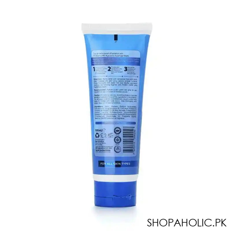 Posch Care Hyaluronic Acid Face Wash, 100ml - Image 2