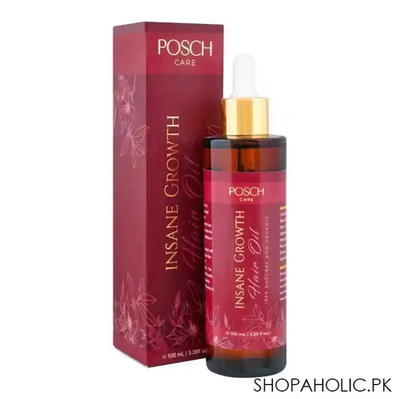 posch care insane growth hair oil, 100ml main image
