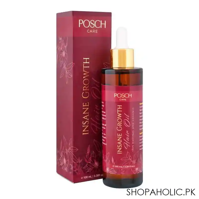posch care insane growth hair oil, 100ml main image