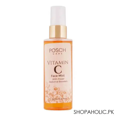 posch care vitamin c power radiance boosters face mist, 100ml main image